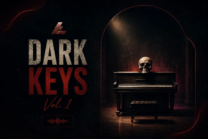Dark Keys Vol 1 sound pack by Laruny — 30 WAV melodies and 30 editable MIDI files