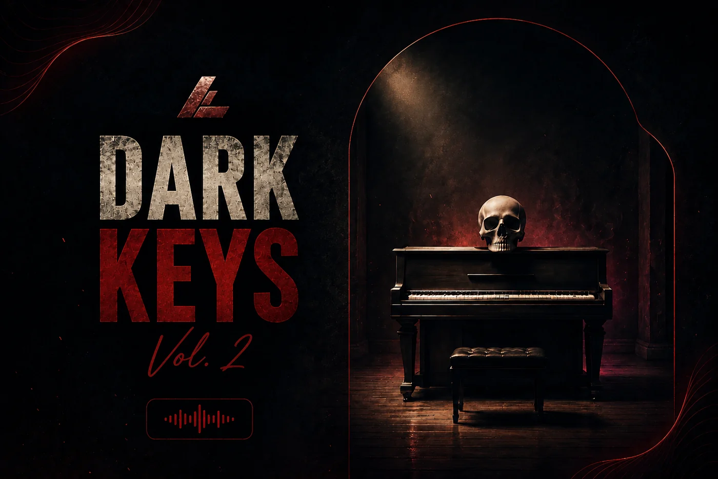 Portada del sound pack Dark Keys Vol 2 de Laruny