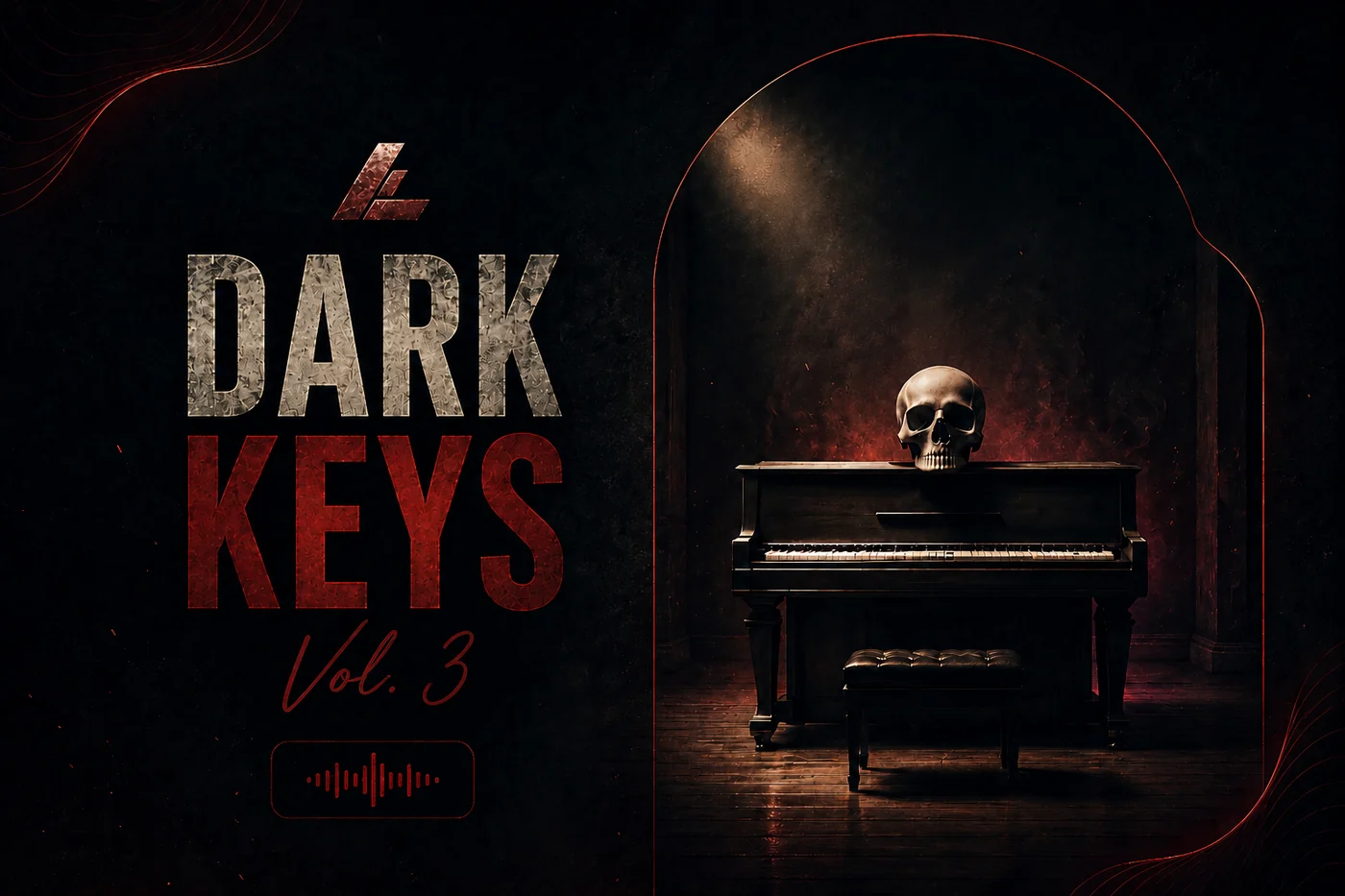 Portada del sound pack Dark Keys Vol 3 de Laruny