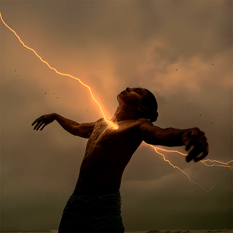 Portada del beat Storm — Afro Drill type beat de 132 BPM producido por Laruny